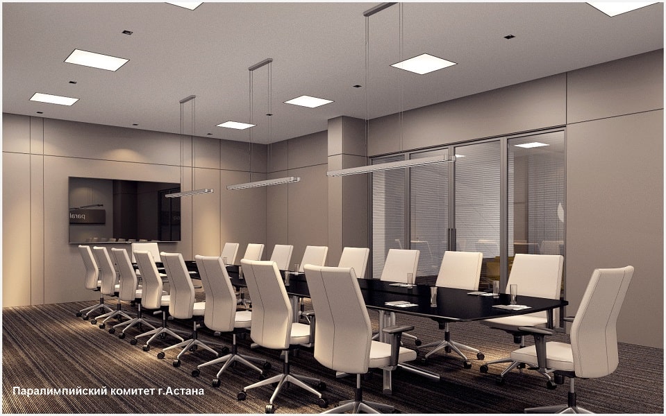 Стильный Дизайн офиса в Астане